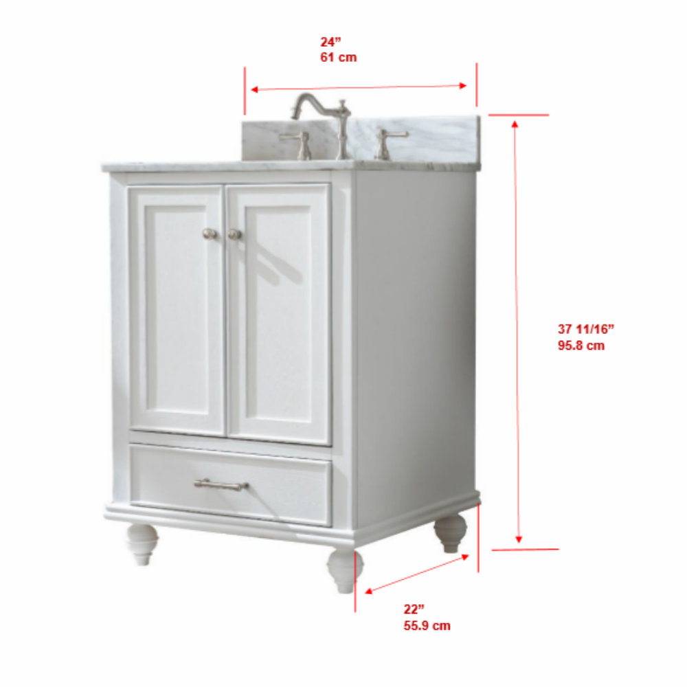 Three Posts™ Belton 24" Single Bathroom Vanity Set & Reviews Wayfair